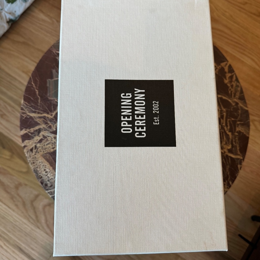 Opening Ceremony Silver / Mirror Leather Oxford